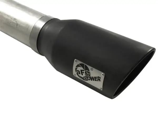 aFe MACHForce XP 5in DPF-Back 409SS Exhaust Dodge Diesel Trucks 07.5-12 L6-6.7L (td) Black Tip thumbnail 6