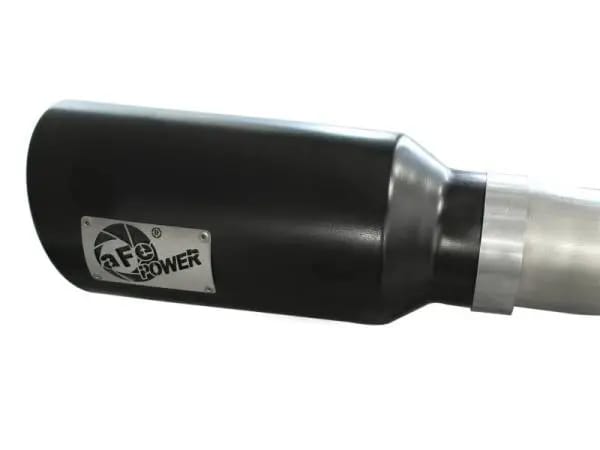 aFe MACHForce XP DPF-Back Exhaust 3in SS w/ 6in Black Tips 2014 Dodge Ram 1500 V6 3.0L EcoDiesel thumbnail 6