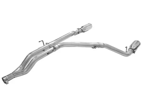 aFe MACHForce XP DPF-Back Exhaust 3in SS w/ 6in Polished Tips 2014 Dodge Ram 1500 V6 3.0L EcoDiesel thumbnail 4