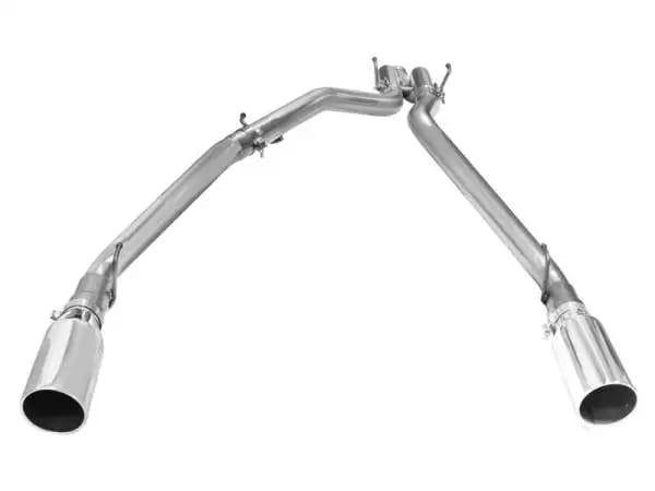 aFe MACHForce XP DPF-Back Exhaust 3in SS w/ 5in Polished Tips 2014 Dodge Ram 1500 V6 3.0L EcoDiesel thumbnail 3