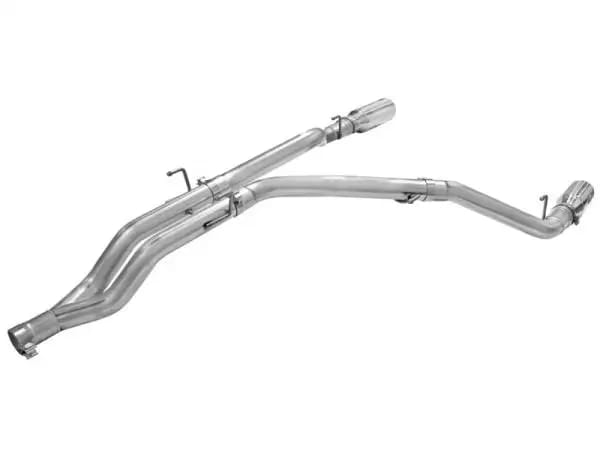 aFe MACHForce XP DPF-Back Exhaust 3in SS w/ 5in Polished Tips 2014 Dodge Ram 1500 V6 3.0L EcoDiesel thumbnail 4