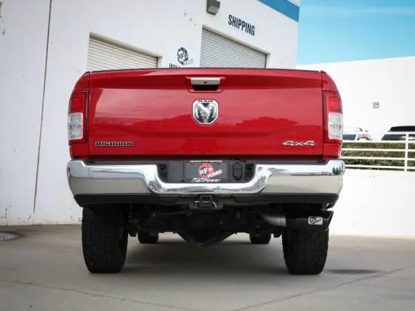 aFe MACHForce XP 4in Exhausts Cat-Back SS Side Exit 14-17 Dodge Ram 2500 V8-6.4L Hemi w/ Black Tips thumbnail 5