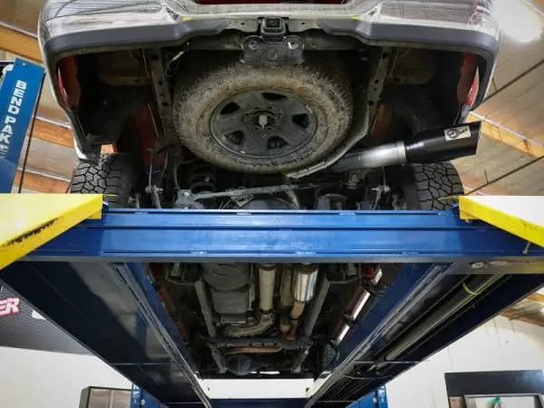 aFe MACHForce XP 4in Exhausts Cat-Back SS Side Exit 14-17 Dodge Ram 2500 V8-6.4L Hemi w/ Black Tips thumbnail 6