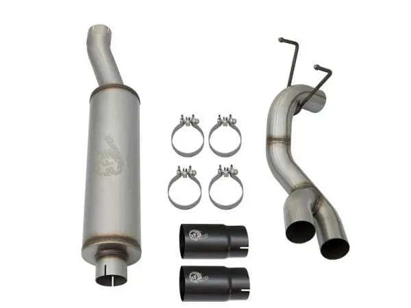 aFe Rebel Series 3-1/2in 409 SS Cat-Back Exhaust System w/Black Tip RAM 2500/3500 14-17 V8 6.4L thumbnail 6