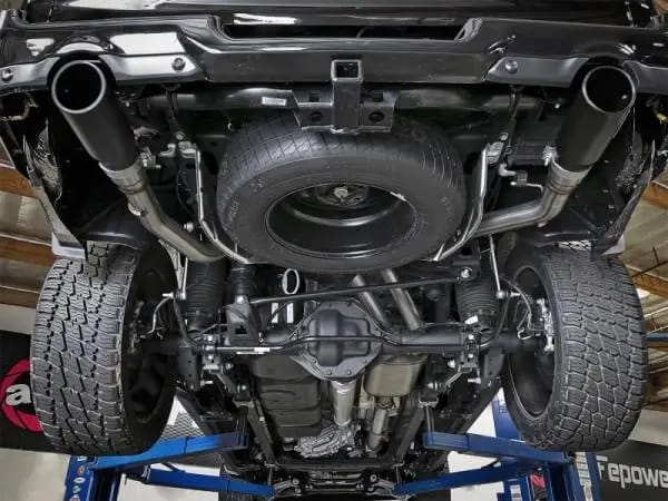 aFe MACH Force-Xp 3in 409 SS Cat-Back Exhaust 2019 RAM 1500 V8-5.7L w/ Black Tip thumbnail 4