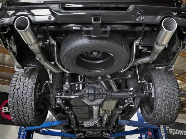aFe MACH Force-Xp 3in 409 SS Cat-Back Exhaust 2019 RAM 1500 V8-5.7L w/ Polished Tip thumbnail 4