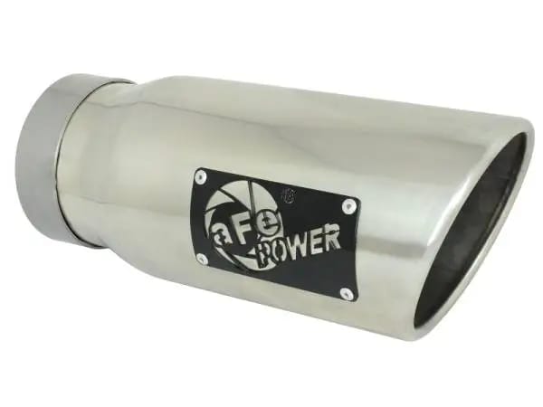 aFe Large Bore-HD 3in 409SS DPF-Back Exhaust System w/ Polished Tip RAM 1500 20-21 V6-3.0 thumbnail 2