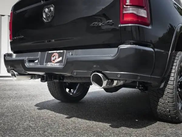 aFe Large Bore-HD 3in 409SS DPF-Back Exhaust System w/ Polished Tip RAM 1500 20-21 V6-3.0 thumbnail 3