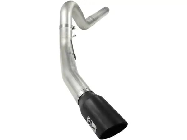 aFe MACHForce XP 5in DPF-Back Stainless Steel Exh Sys, Black tip, Ford Diesel Trucks 08-10 V8-6.4L thumbnail 2