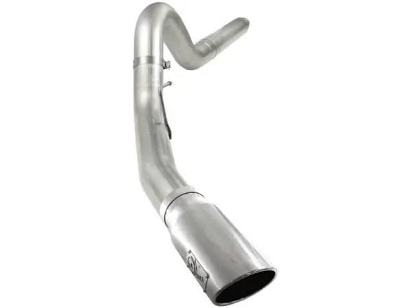 aFe MACHForce XP 5in DPF-Back Stainless Steel Exh Sys, polished tip,Ford Diesel Trucks 08-10 V8-6.4L thumbnail 2