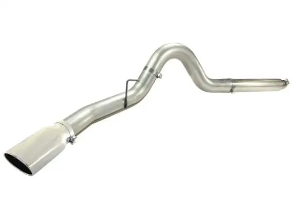 aFe MACHForce XP 5in DPF-Back Stainless Steel Exh Sys, polished tip,Ford Diesel Trucks 08-10 V8-6.4L thumbnail 4