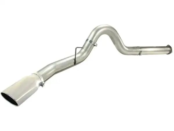 aFe MACHForce XP 5in DPF-Back Stainless Steel Exh Sys, polished tip,Ford Diesel Trucks 11-14 V8-6.7L thumbnail 4