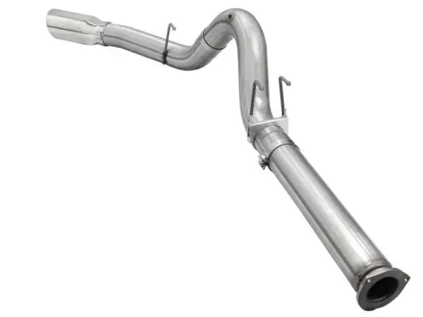 aFe MACHForce XP Exhaust 5in DPF-Back SS Exh 2015 Ford Turbo Diesel V8 6.7L Polished Tip thumbnail 4