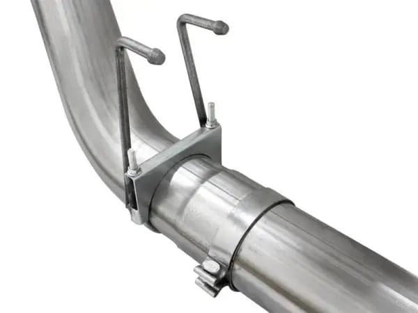 aFe MACHForce XP Exhaust 5in DPF-Back SS Exh 2015 Ford Turbo Diesel V8 6.7L Polished Tip thumbnail 5