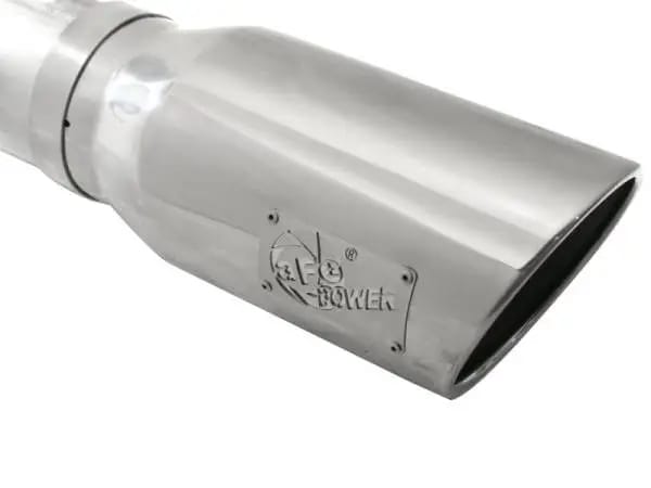 aFe MACHForce XP Exhaust 5in DPF-Back SS Exh 2015 Ford Turbo Diesel V8 6.7L Polished Tip thumbnail 7