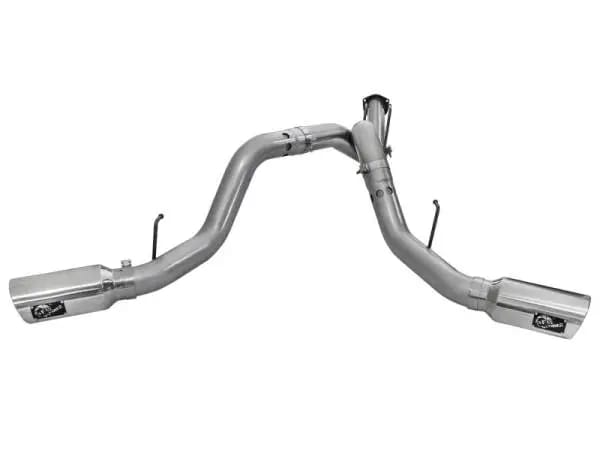 aFe LARGE BORE HD 4in 409-SS DPF-Back Exhaust w/Polished Tip 11-14 Ford Diesel Trucks V8-6.7L (td) thumbnail 3