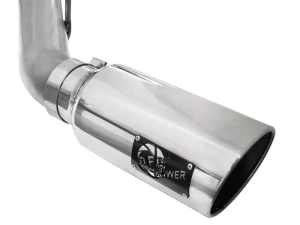 aFe LARGE BORE HD 4in 409-SS DPF-Back Exhaust w/Polished Tip 11-14 Ford Diesel Trucks V8-6.7L (td) thumbnail 7