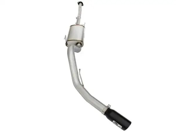 aFe MACHForce XP SS Exhaust 3in to 3.5in Cat-Back w/ Black Tip 15 Ford F-150 EcoBoost V6 2.7/3.5Ltt thumbnail 3