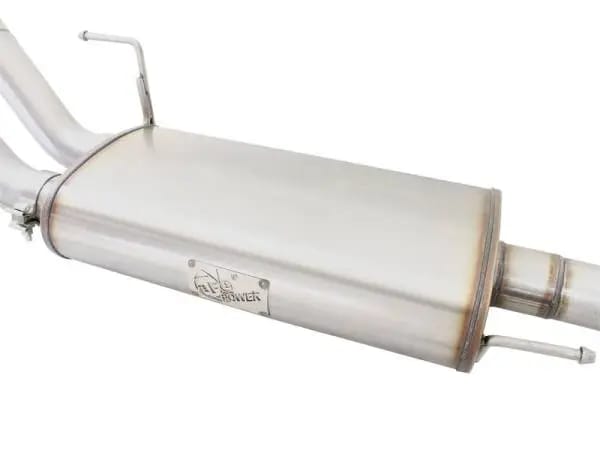 aFe MACHForce XP Exhaust 3in SS Dual Side Exit CB w/ Polish Tips 15 Ford F150 Ecoboost V6-2.7L/3.5L thumbnail 4
