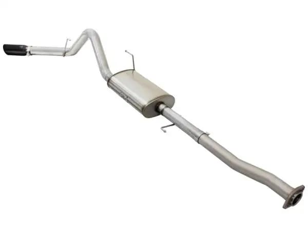 aFe MACHForce XP Exhaust 3in-3.5in SS Single Side Exit CB w/ Black Tips 15 Ford F150 V8 5.0L CC/SB thumbnail 4