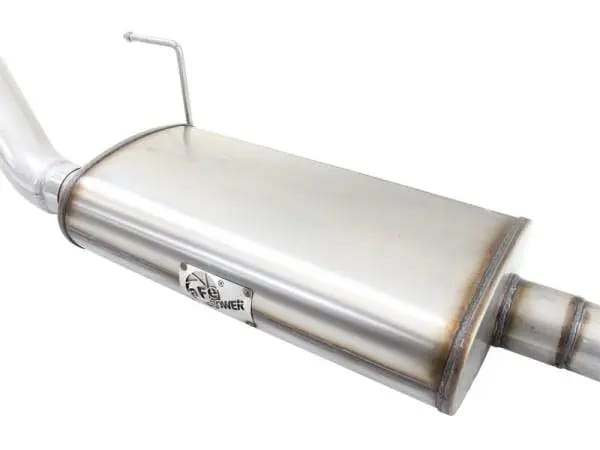 aFe MACHForce XP Exhaust 3in-3.5in SS Single Side Exit CB w/ Black Tips 15 Ford F150 V8 5.0L CC/SB thumbnail 6