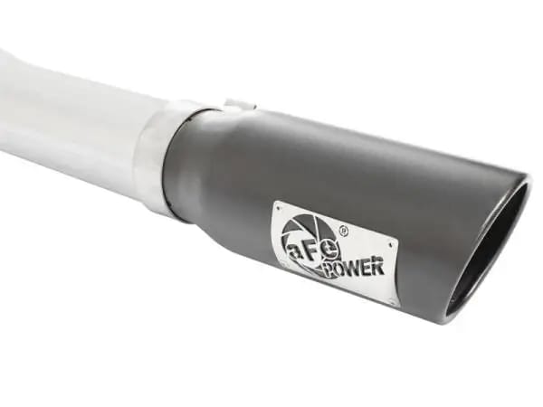 aFe MACHForce XP Exhaust 3in-3.5in SS Single Side Exit CB w/ Black Tips 15 Ford F150 V8 5.0L CC/SB thumbnail 7