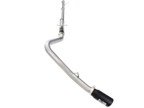 aFe MACHForce XP Exhaust 3in-3.5in SS Single Side Ext CB w/ Black Tip 99-04 Ford F150 V8 5.4L/6.8L thumbnail 3