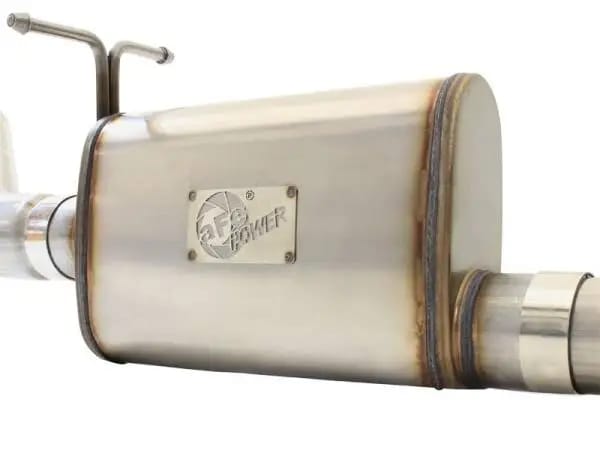 aFe MACHForce XP Exhaust 3in-3.5in SS Single Side Ext CB w/ Black Tip 99-04 Ford F150 V8 5.4L/6.8L thumbnail 6