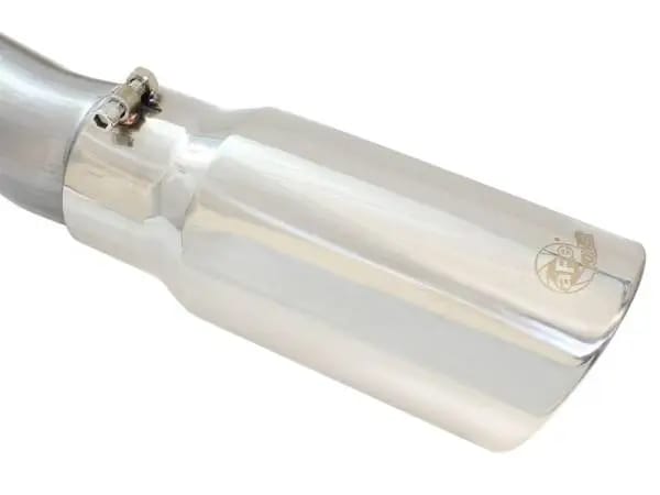 aFe MACHForce XP Exhaust 3in-3.5in SS Single Side Ext CB w/ Polish Tip 99-04 Ford F-250 V8 5.4L/6.8L thumbnail 7