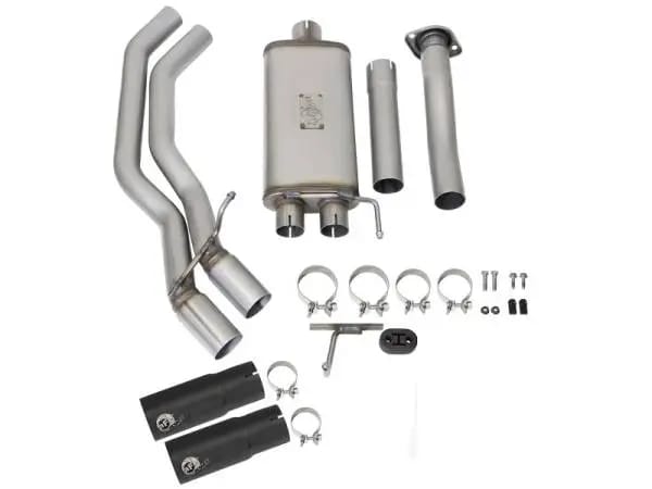 aFe Rebel Exhausts 3in SS Cat-Back 15-16 Ford F-150 EcoBoost V6 2.7/3.5L V8 5.0L w/ Black Tips thumbnail 8