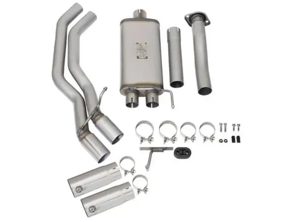 aFe Rebel Exhausts 3in SS Cat-Back 15-16 Ford F-150 EcoBoost V6 2.7/3.5L V8 5.0L w/ Polished Tips thumbnail 8