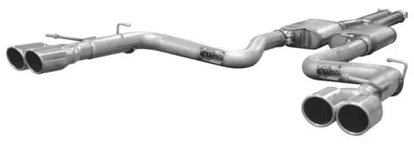 aFe MACHForce XP 2017 Ford SuperDuty F-250/F-350 V8 6.2L CC/LB Cat-Back SS 4in. Exhaust System thumbnail 2
