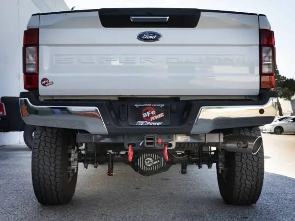 aFe MACHForce XP 2017 Ford SuperDuty F-250/F-350 V8 6.2L CC/LB Cat-Back SS 4in. Exhaust System thumbnail 3