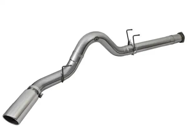 aFe LARGE BORE HD 5in 409-SS DPF-Back Exhaust w/Polished Tip 2017 Ford Diesel Trucks V8 6.7L (td) thumbnail 4