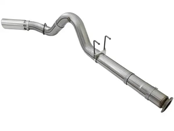 aFe LARGE BORE HD 5in 409-SS DPF-Back Exhaust w/Polished Tip 2017 Ford Diesel Trucks V8 6.7L (td) thumbnail 5
