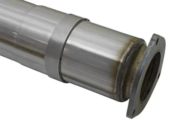 aFe LARGE BORE HD 5in 409-SS DPF-Back Exhaust w/Polished Tip 2017 Ford Diesel Trucks V8 6.7L (td) thumbnail 8