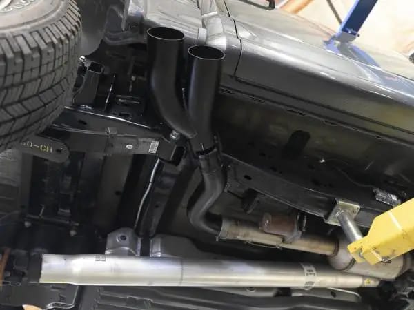 aFe Rebel DPF-Back 409 SS Exhaust System w/Dual Black Tips 18-19 Ford F-150 V6 3.0L (td) thumbnail 5