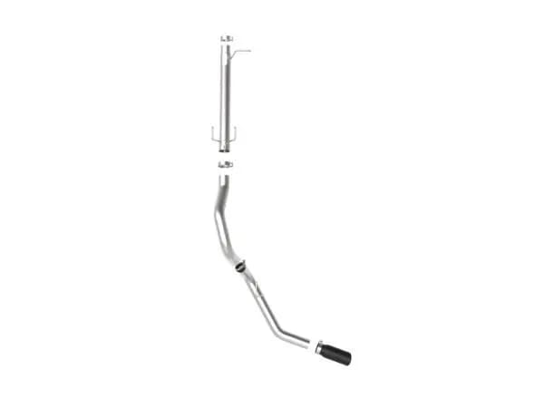 aFe Apollo GT Series 3-1/2in 409 SS Axle-Back Exhaust 17-20 Ford F-250/F-350 Black Tips w/o Muffler thumbnail 5