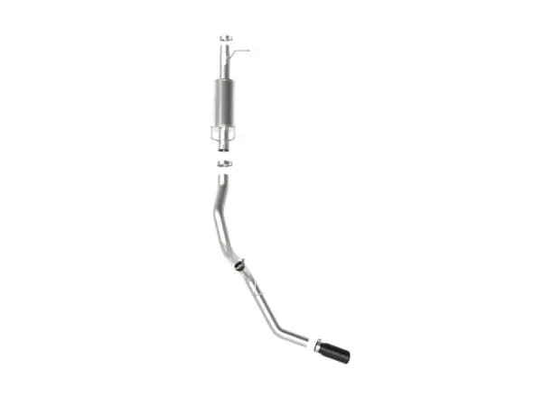 aFe Apollo GT Series 3-1/2in 409 SS Axle-Back Exhaust 17-20 Ford F-250/F-350 6.2/7.3L w/ Black Tips thumbnail 5