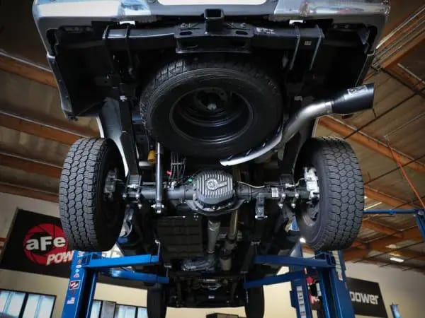 aFe Apollo GT Series 3-1/2in 409 SS Axle-Back Exhaust 17-20 Ford F-250/F-350 Polished Tip No Muffler thumbnail 2
