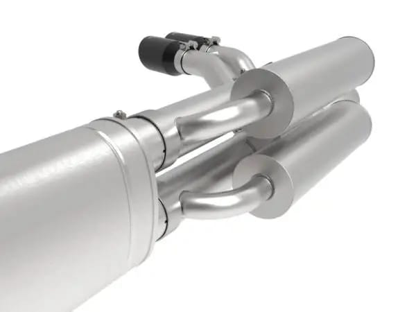 aFe Rebel Series 3in 409 SS Cat-Back Exhaust w/ Black Tips 17-20 Ford F-250/F350 V8 6.2L/7.3L thumbnail 3