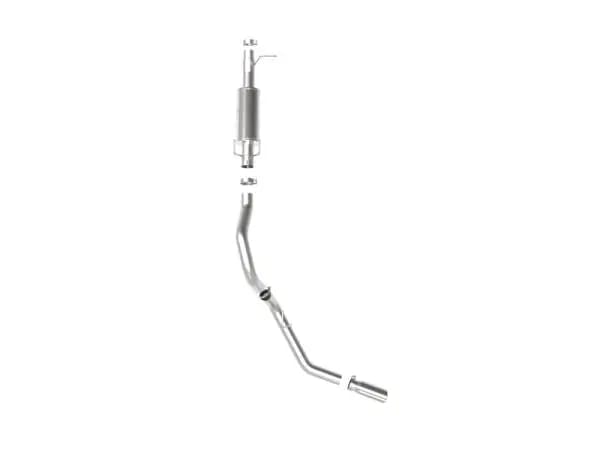 aFe Apollo GT Series 3-1/2in 409 SS Axle-Back Exhaust 17-20 Ford F-250/F-350 w/ Polished Tips thumbnail 3