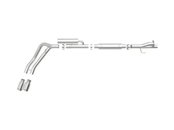 aFe Rebel Series 3in 409 SS Cat-Back Exhaust w/ Polish Tips 17-20 Ford F-250 V8 6.2L thumbnail 2