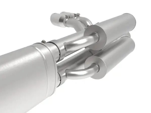 aFe Rebel Series 3in 409 SS Cat-Back Exhaust w/ Polish Tips 17-20 Ford F-250 V8 6.2L thumbnail 3