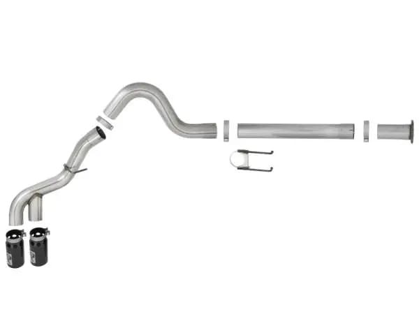 aFe Power 11-14 Ford F250/F350 6.7L Diesel Rebel XD 4in 409 SS DPF-Back Exhaust System - Black Tips thumbnail 5