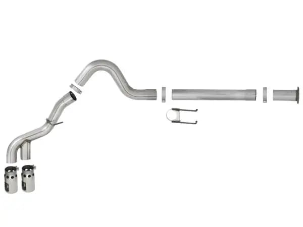 aFe Power 11-14 Ford F250/F350 6.7L Diesel Rebel XD 4in 409 SS DPF-Back Exhaust System - Pol Tips thumbnail 5
