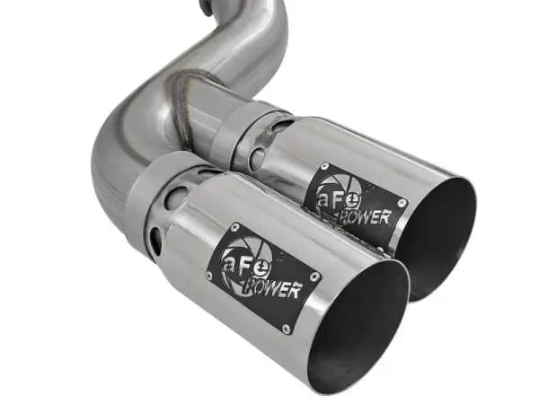 aFe Power 11-14 Ford F250/F350 6.7L Diesel Rebel XD 4in 409 SS DPF-Back Exhaust System - Pol Tips thumbnail 2