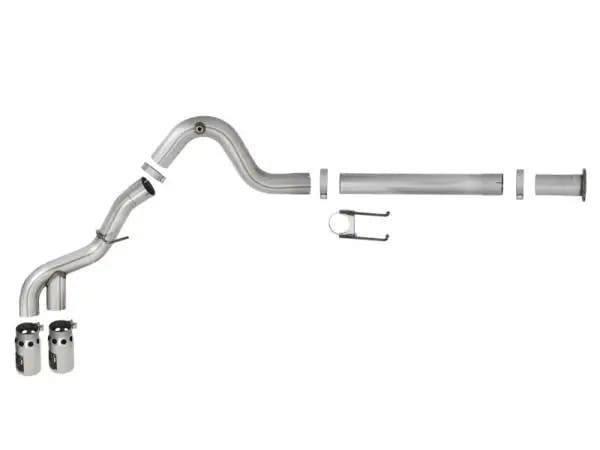 aFe Power 15-16 Ford F250/F350 6.7L Diesel Rebel XD 4in 409 SS DPF-Back Exhaust System - Pol Tips thumbnail 5