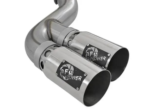 aFe Power 15-16 Ford F250/F350 6.7L Diesel Rebel XD 4in 409 SS DPF-Back Exhaust System - Pol Tips thumbnail 2