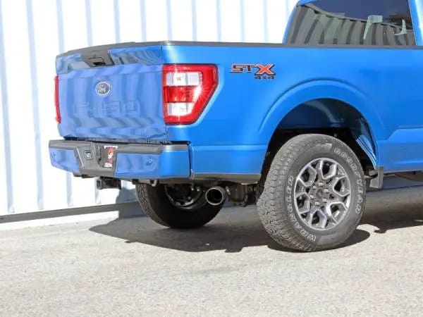 aFe Apollo GT 3in 409 SS Cat-Back Exhaust 2021 Ford F-150 V6 2.7L/3.5L (tt)/V8 5.0L w/ Black Tips thumbnail 4
